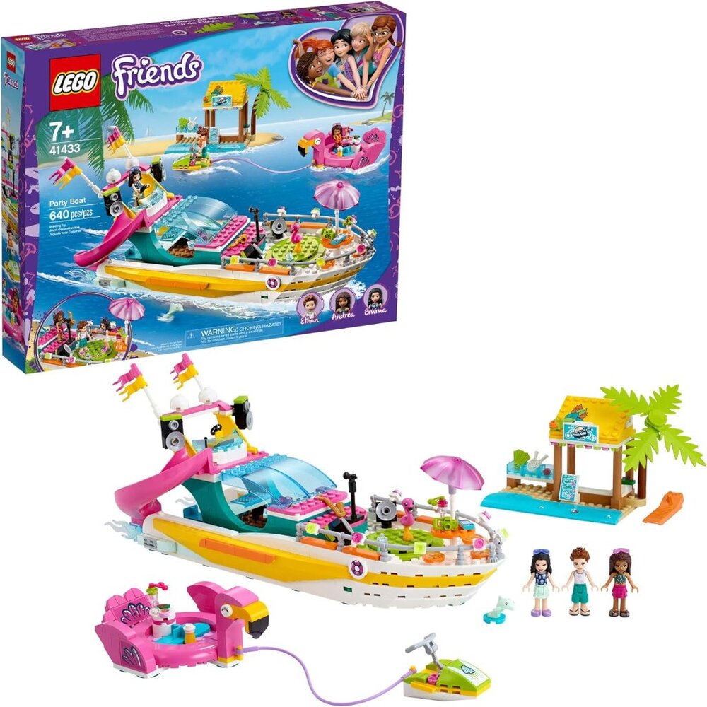 Brand New Lego Friends Party Boat 41433